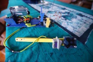 l'emplacement du moteur arrière inclinable